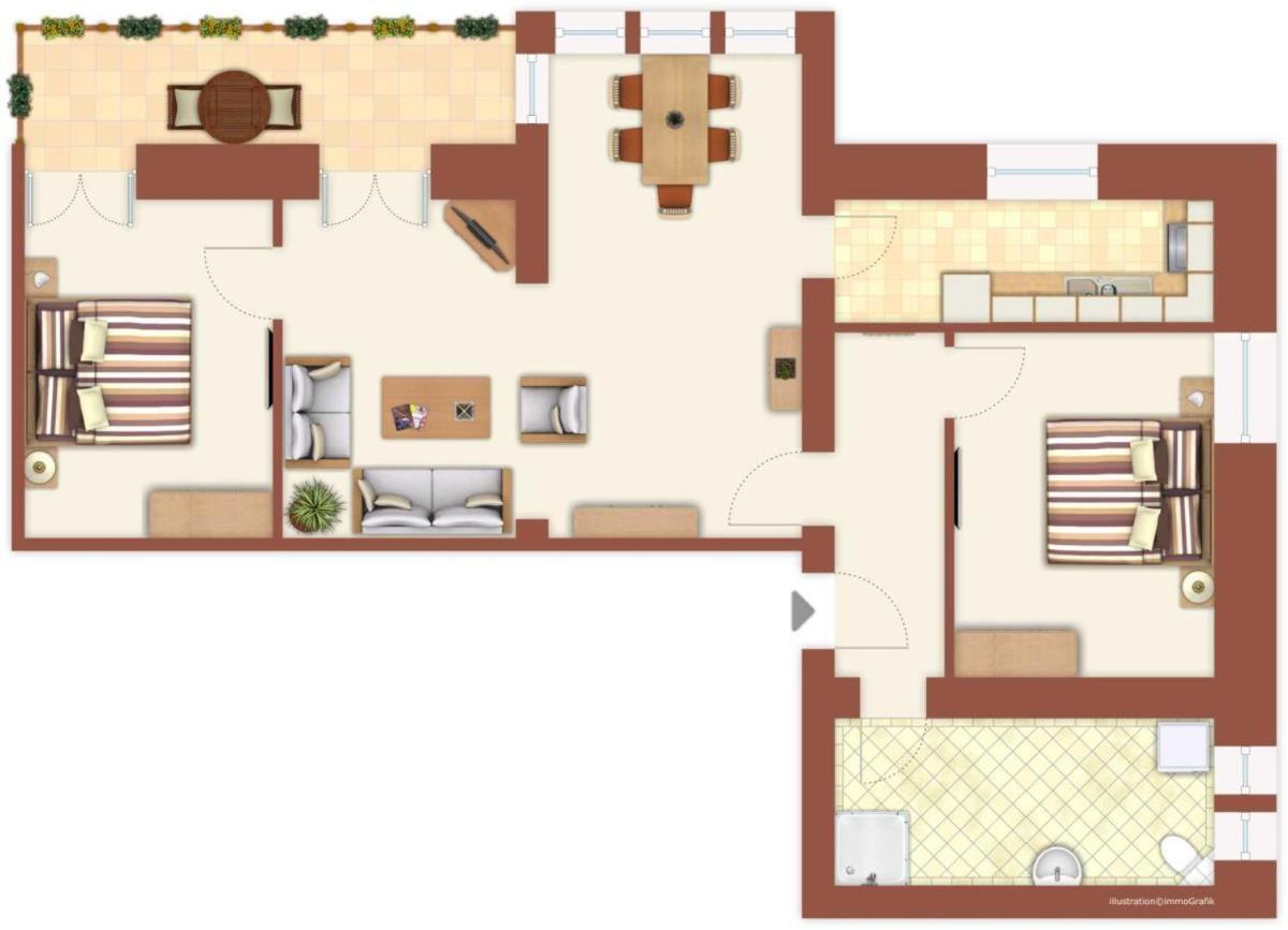 Apartment Berringer, Krabbe, Direkt An Der Promenade
